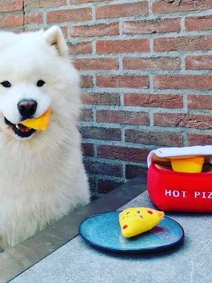 Joguina interactiva per a gossos - Caixa de Pizza 🍕 - ZippyPaws